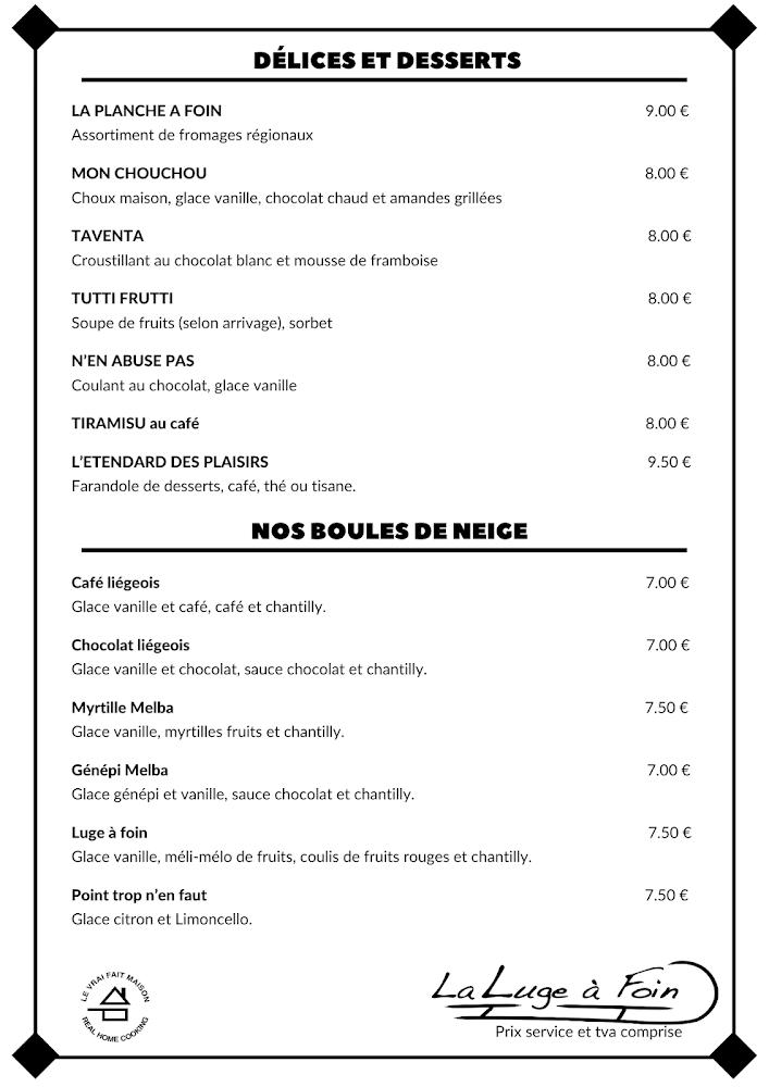 La Luge à Foin - Menu Image 2